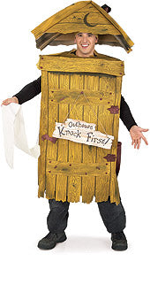 Outhouse costume.