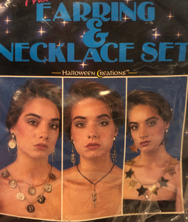 Theatrical Earring and Necklace Set