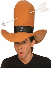 Cowboy hat with arrow
