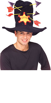 Cowboy Sheriff Hat with Arrows
