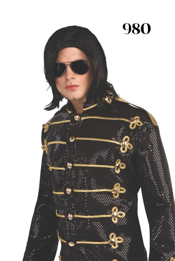 Michael Jackson Wig and Glasses