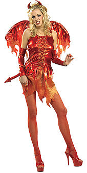 Devil On Fire Costume